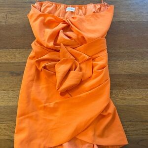 Vestique Vibrant Orange Dress